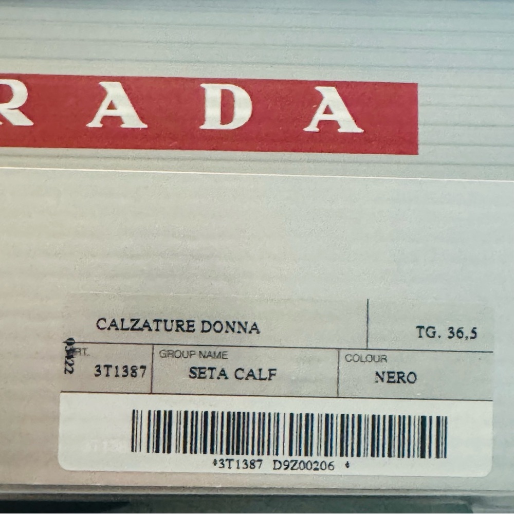 PRADA Black Leather Women's Boots Booties 36.5 - 6.5 - Calzature Donna IN BOX - Picture 11 of 16